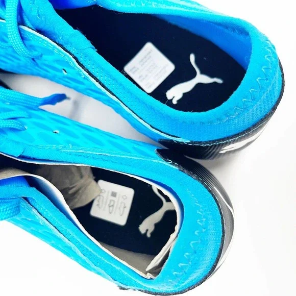 NEW Puma Future 5.4 Netfit Firm Ground Soccer Cleats Mens Blue Shoes - Picture 7 of 8